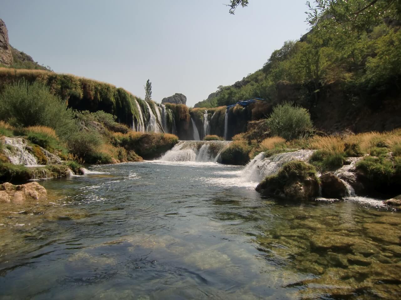 Wasserfall im Fluss Zrmanja