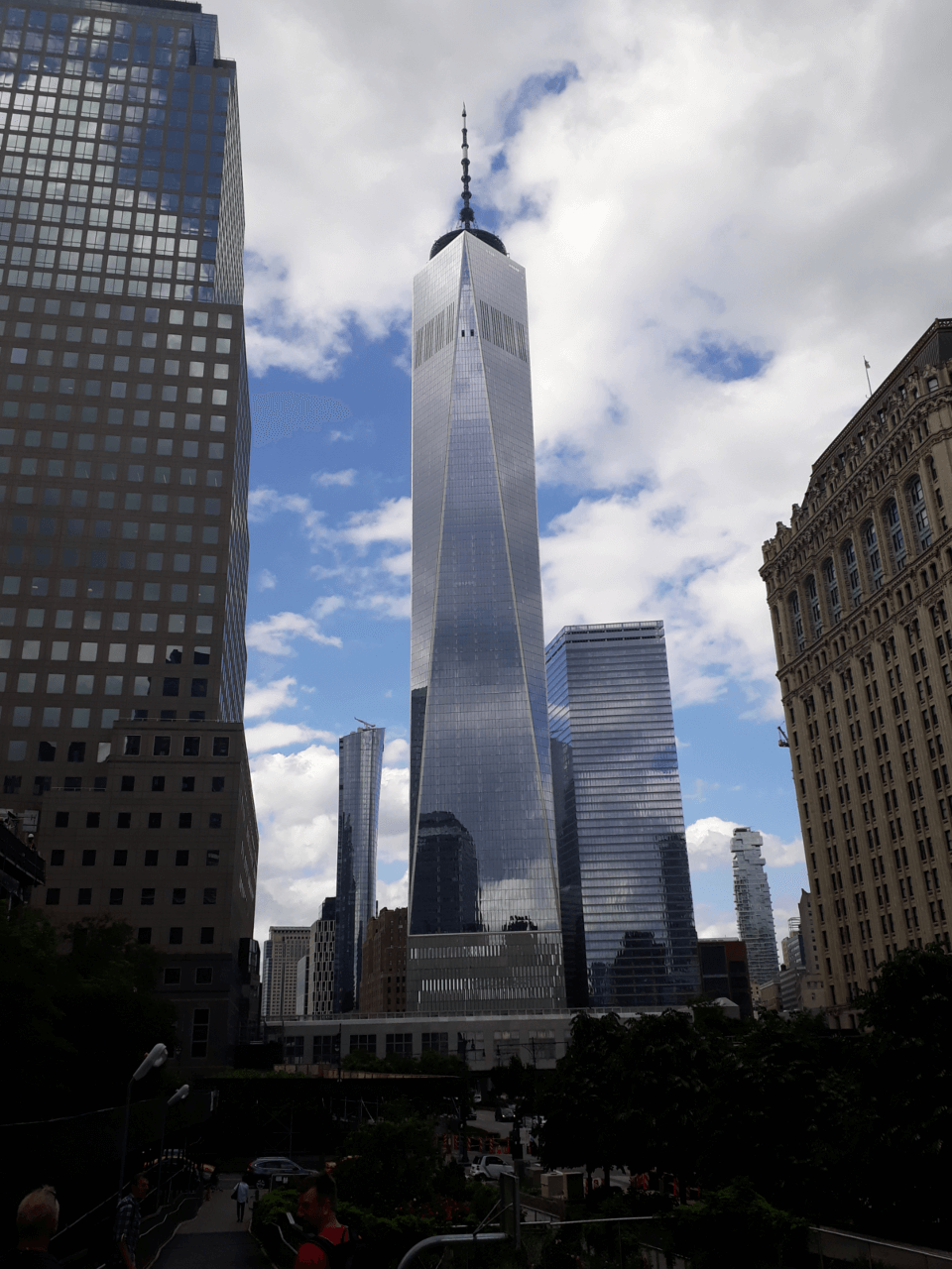 Christian Gugel vor dem WTC